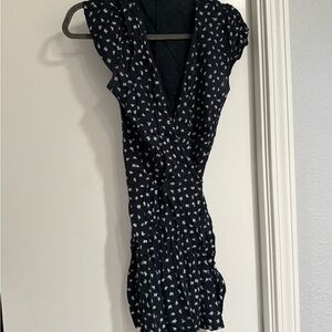 Brandy Melville Black and White Floral Dress